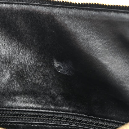 Chanel Calfskin Diamond Stitched Duffle Bag Black 8 of 11