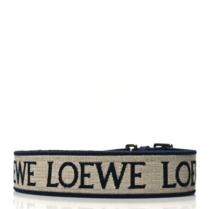 Loewe X HOWLS MOVING CASTLE Calfskin Jacquard Anagram Strap Blue 2 of 6