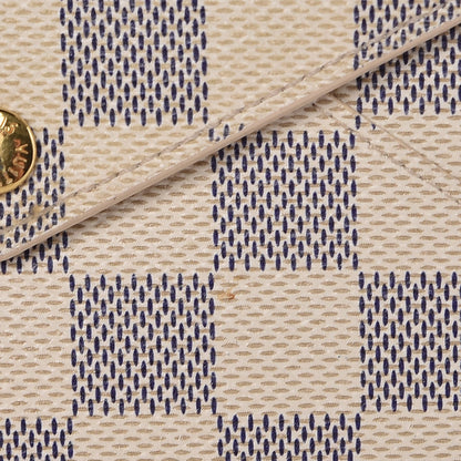 Louis Vuitton Damier Azur Long Origami Wallet 8 of 9