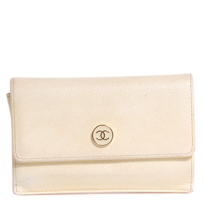 Chanel Leather CC Coin Purse Light Beige 1 of 8