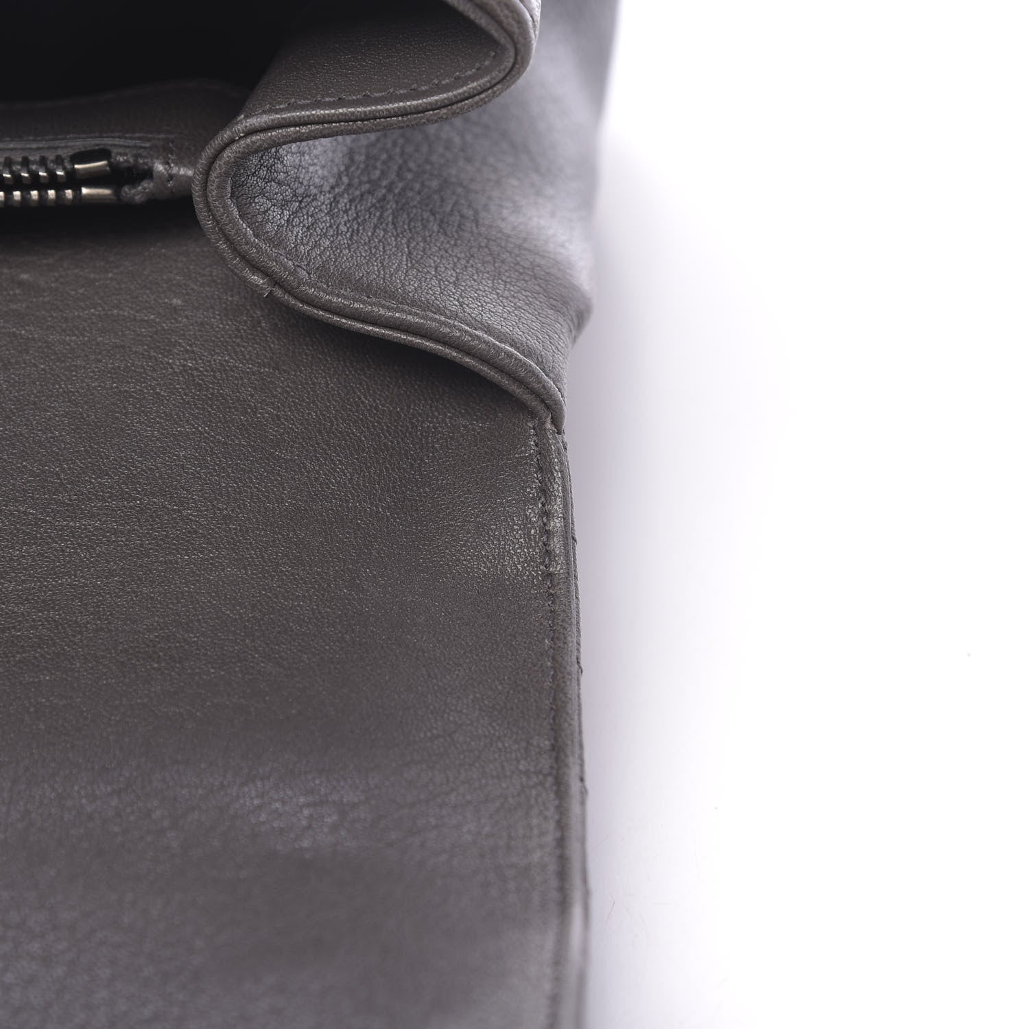 Saint Laurent Sheepskin Matelasse Chevron Monogram Large College Satchel Dark Asphalt 13 of 16