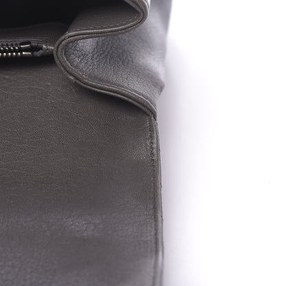 Saint Laurent Sheepskin Matelasse Chevron Monogram Large College Satchel Dark Asphalt 13 of 16