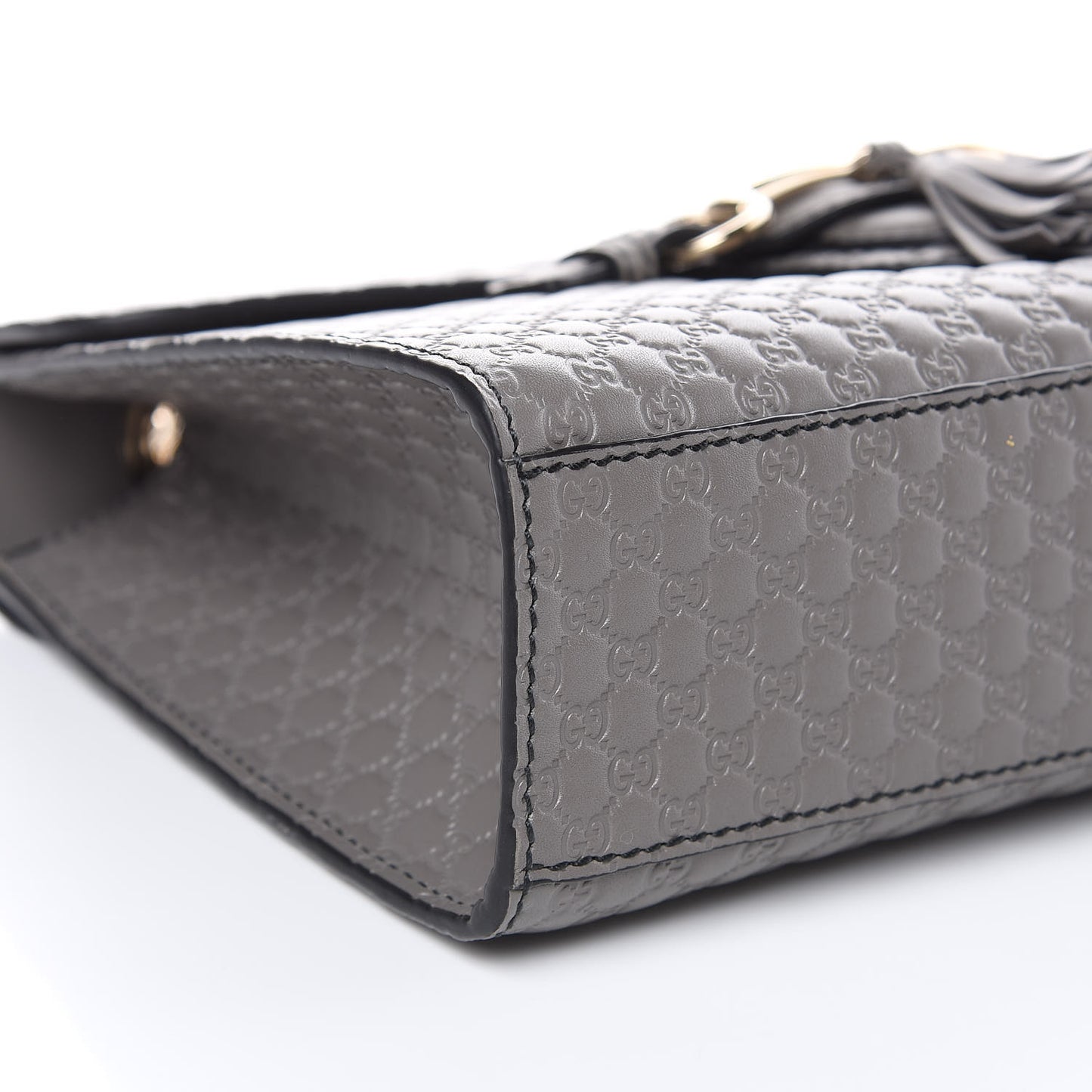 Soft Microguccissima Medium Emily Chain Shoulder Bag Loess