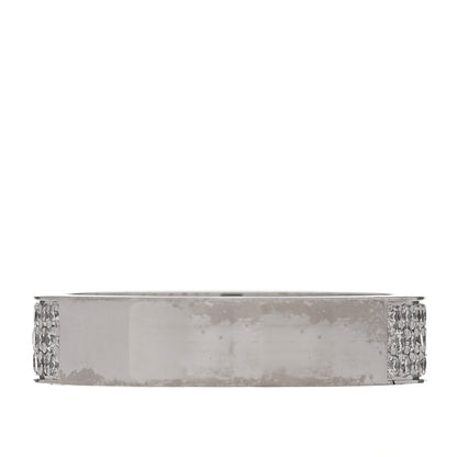 Hermes 18K White Gold Diamond MM Kelly Clochette Ring 50 5.25 3 of 7