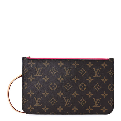 Louis Vuitton Monogram Neverfull MM GM Pochette Pivoine 1 of 8