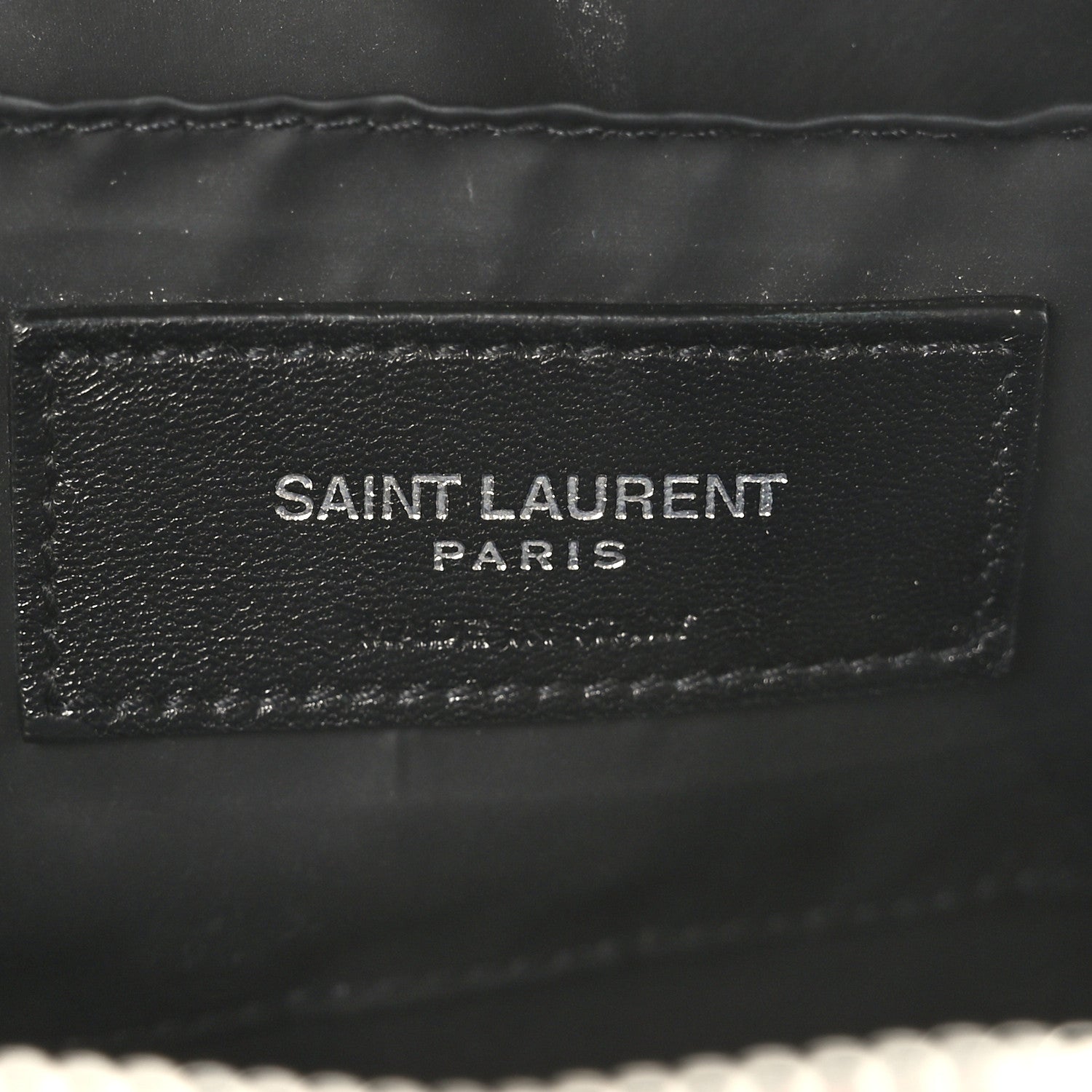 Saint Laurent Lambskin Y Quilted Monogram Loulou Cosmetic Case Rouge Orient 6 of 9