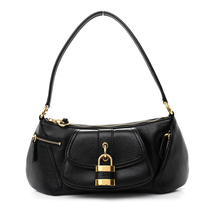 Chloe Grained Calfskin The 99 Shoulder Bag Black 1 of 10