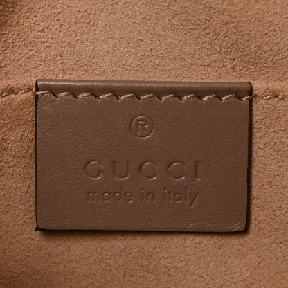 Gucci Calfskin Matelasse Small GG Marmont Chain Shoulder Bag Porcelain Rose 6 of 11