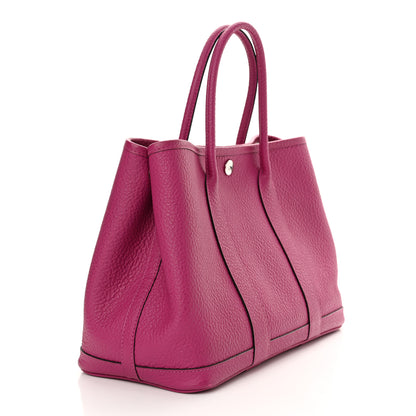 Hermes Vache Country Garden Party 30 TPM Rose Pourpre 2 of 10