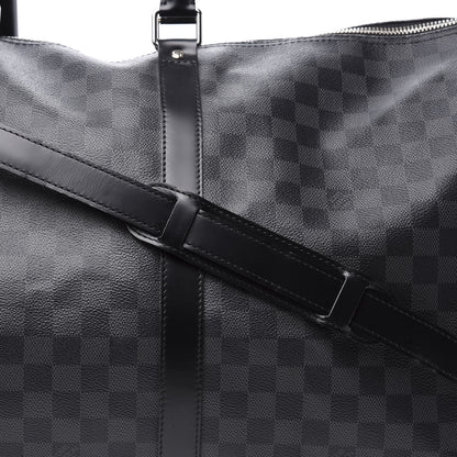 Louis Vuitton Damier Graphite Keepall Bandouliere 55 10 of 14