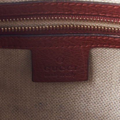 Gucci Monogram Medium Marrakech Hobo Red 8 of 9