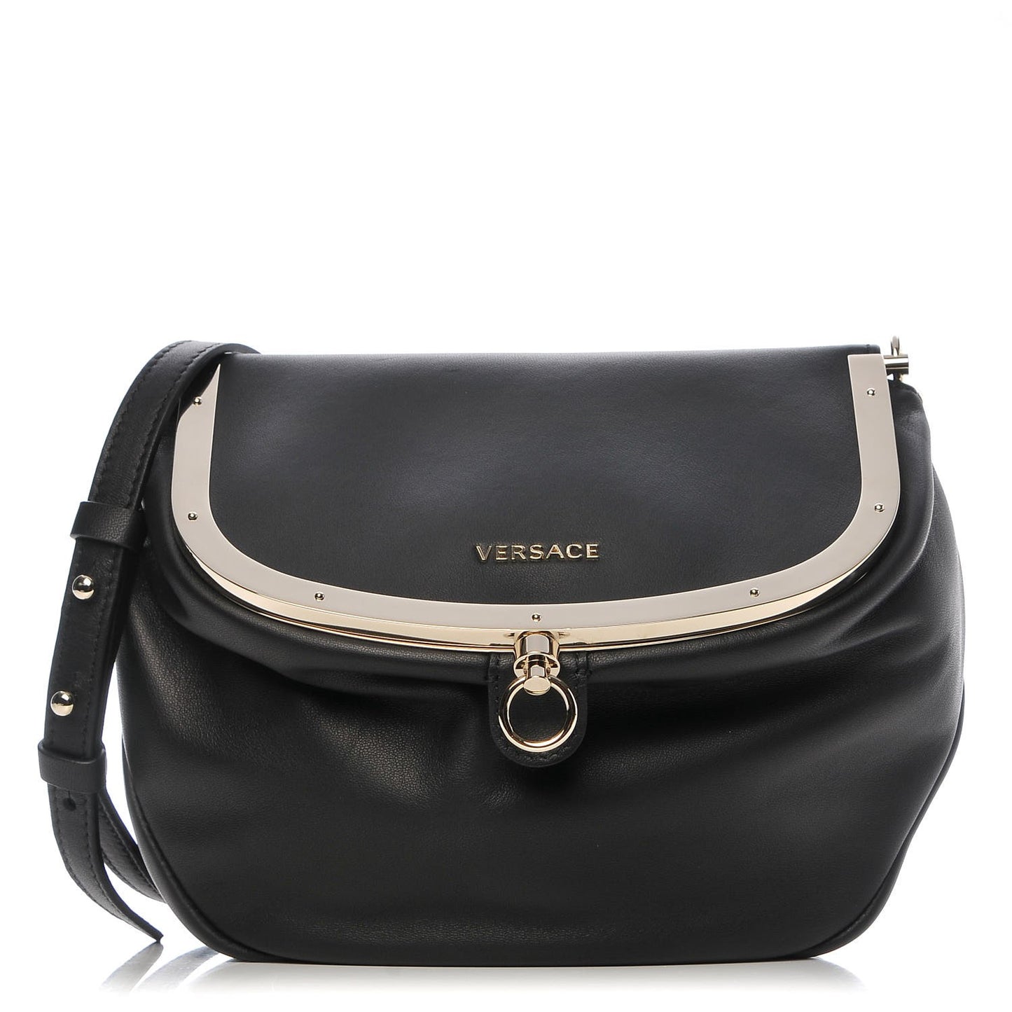 Nappa Crossbody Bag Black