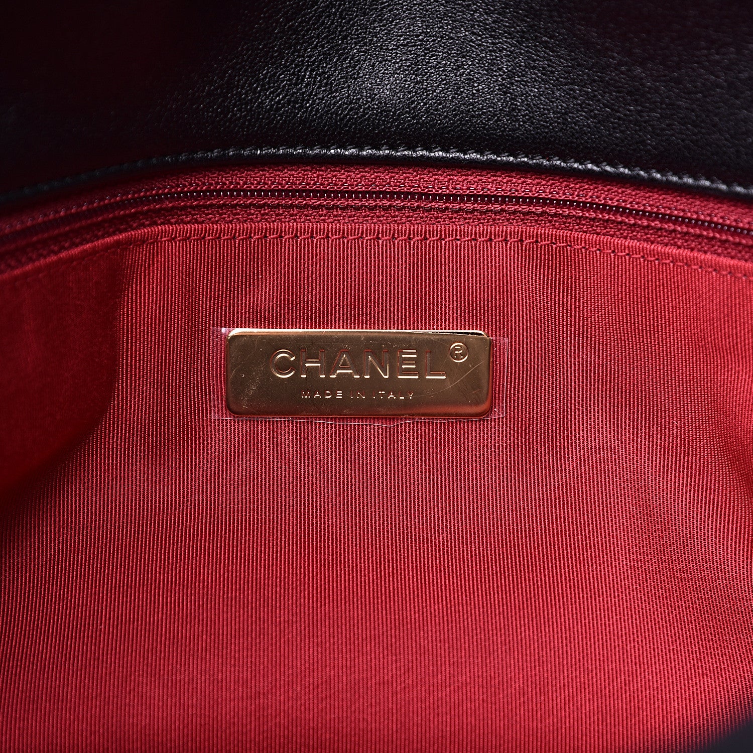 Chanel Lambskin Quilted Large 19 Flap Black 5 of 14