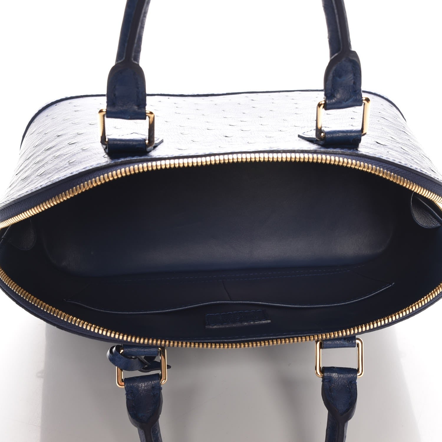 Louis Vuitton Ostrich Alma PM Indigo 5 of 6