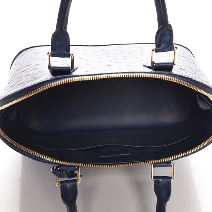Louis Vuitton Ostrich Alma PM Indigo 5 of 6