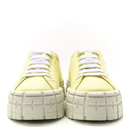 Prada Re-Nylon Gabardine Triangle Logo Double Wheel 50mm Sneakers 39 Narciso 2 of 11