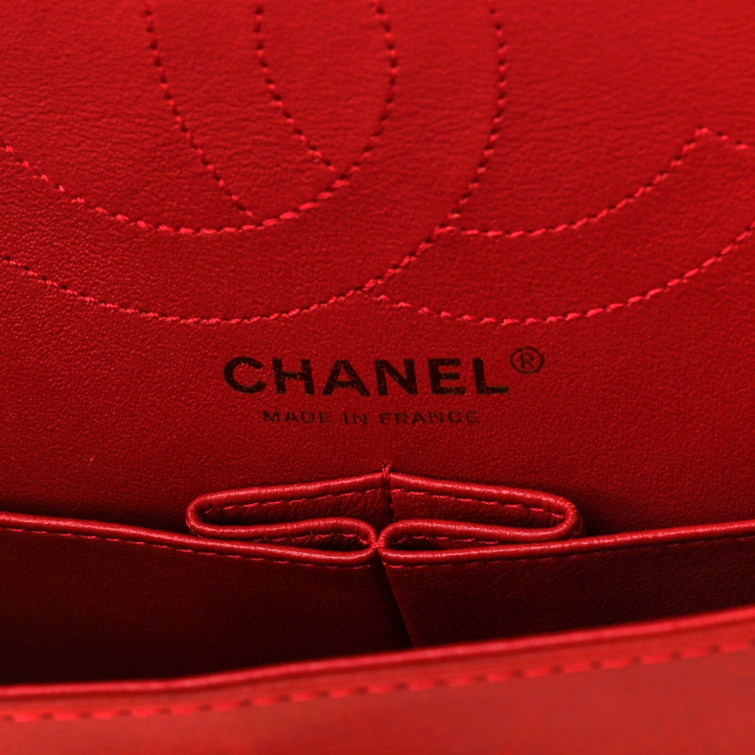 Chanel Iridescent Calfskin Quilted 2.55 Reissue 226 Flap Red 6 of 11