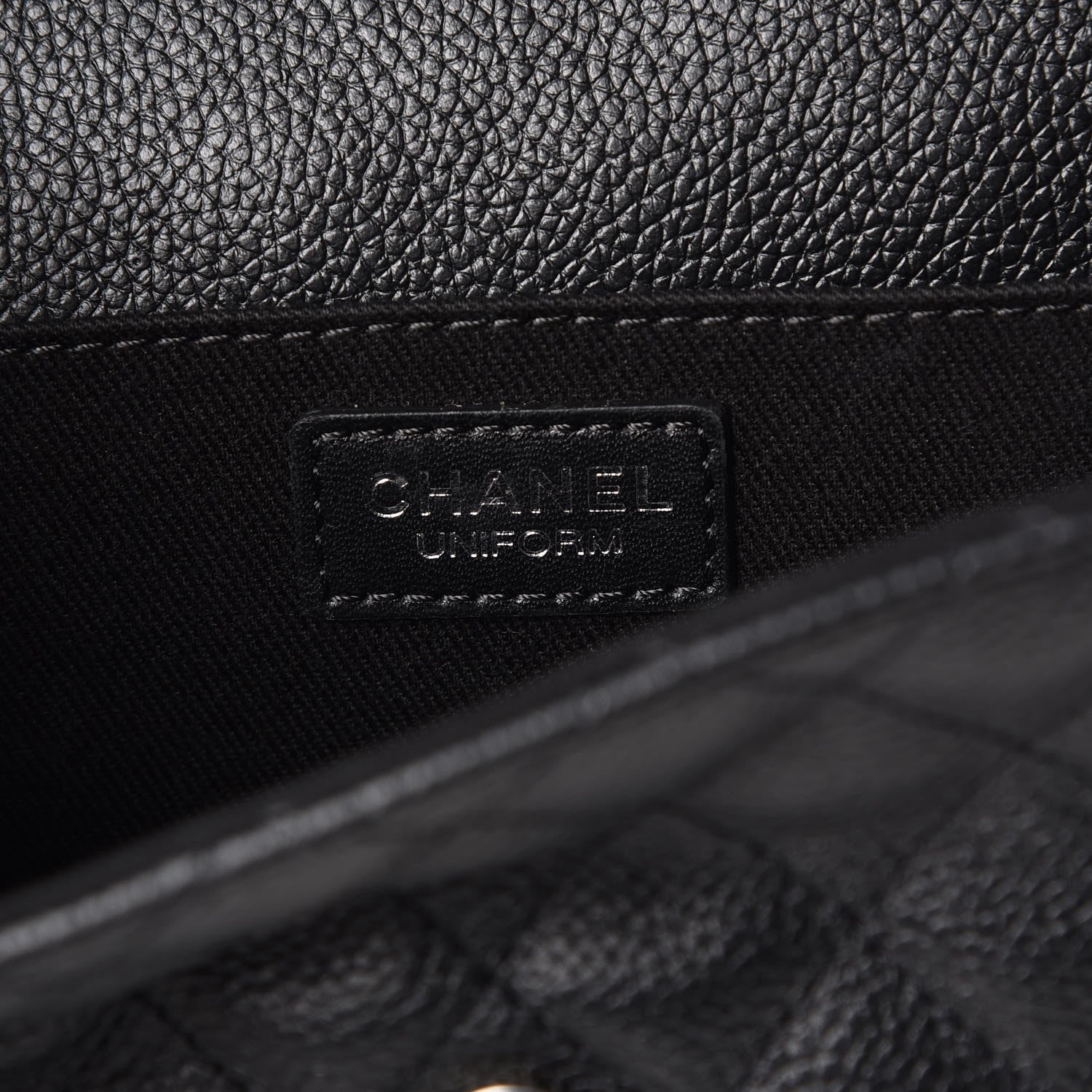 Chanel Grained Calfskin Quilted 2.55 Reissue Flap Belt Bag Clutch Black 6 of 8