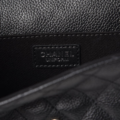 Chanel Grained Calfskin Quilted 2.55 Reissue Flap Belt Bag Clutch Black 6 of 8