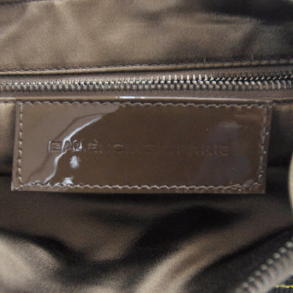 Balenciaga Satin Flat Chain Clutch Brown 5 of 7