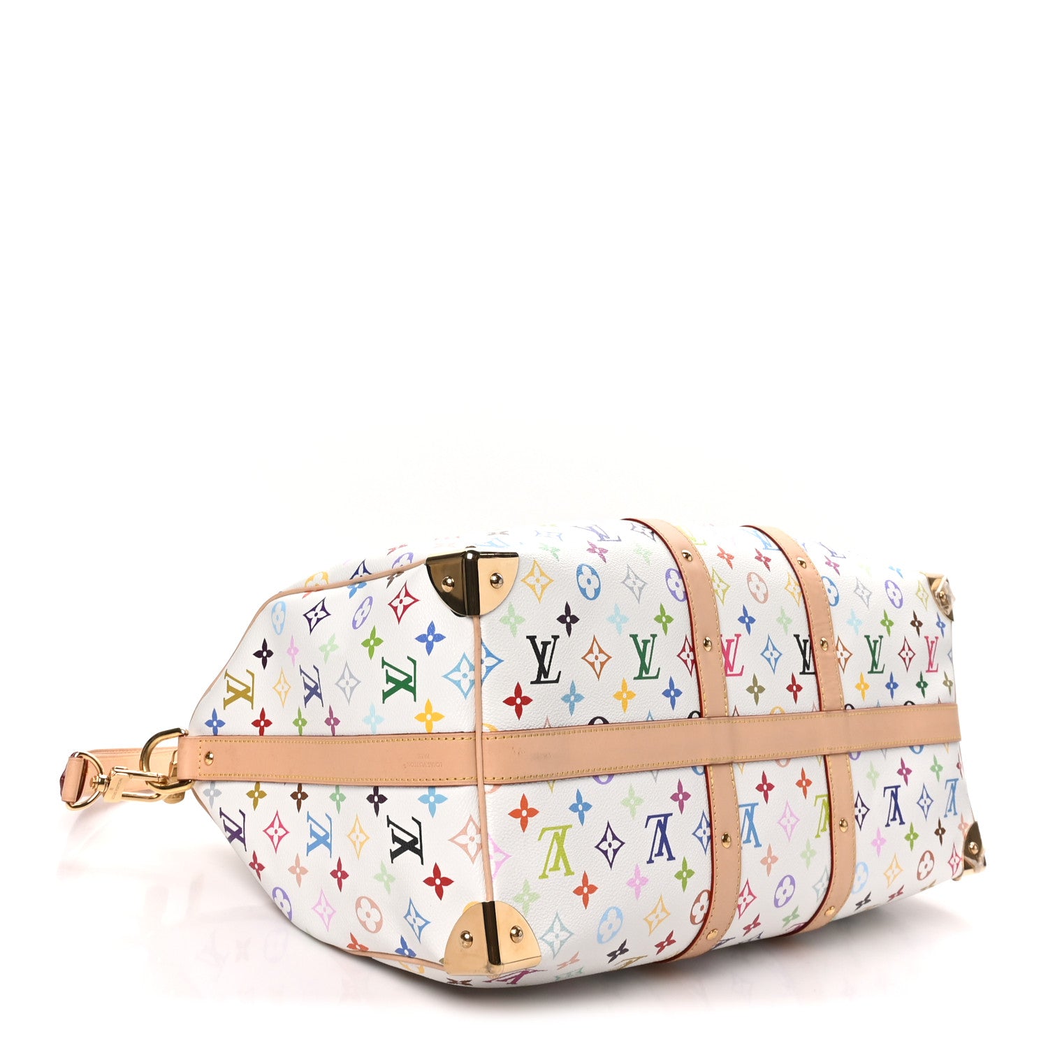 Louis Vuitton LV X TM Monogram Multicolor Keepall Bandouliere 45 White 3 of 8