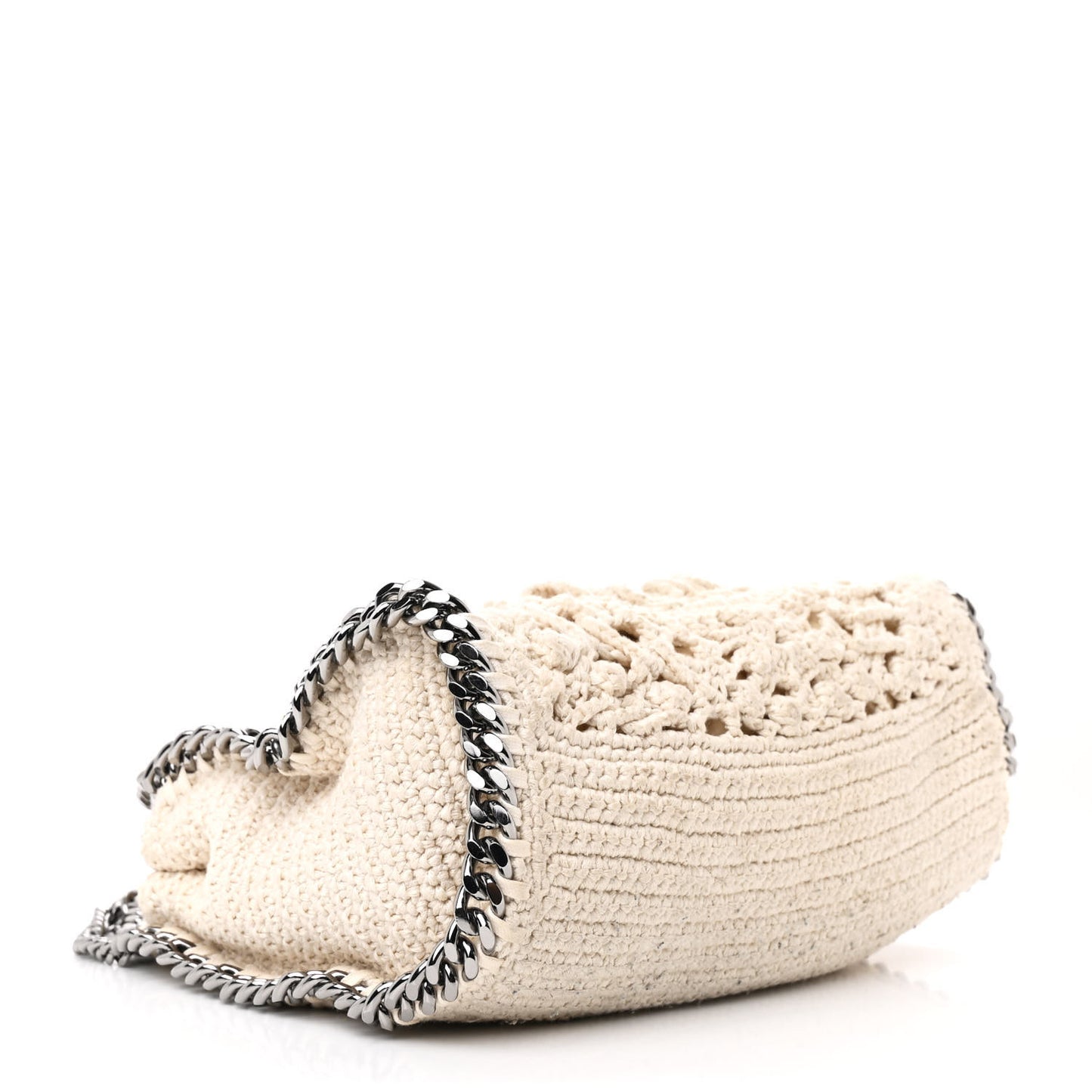 Mini Falabella Fold Over Tote Natural