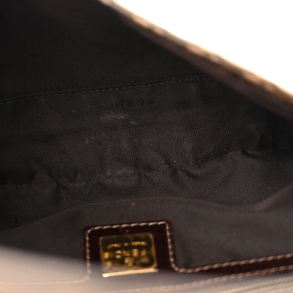 Fendi Vinyl Zucchino Baguette Tobacco 6 of 14