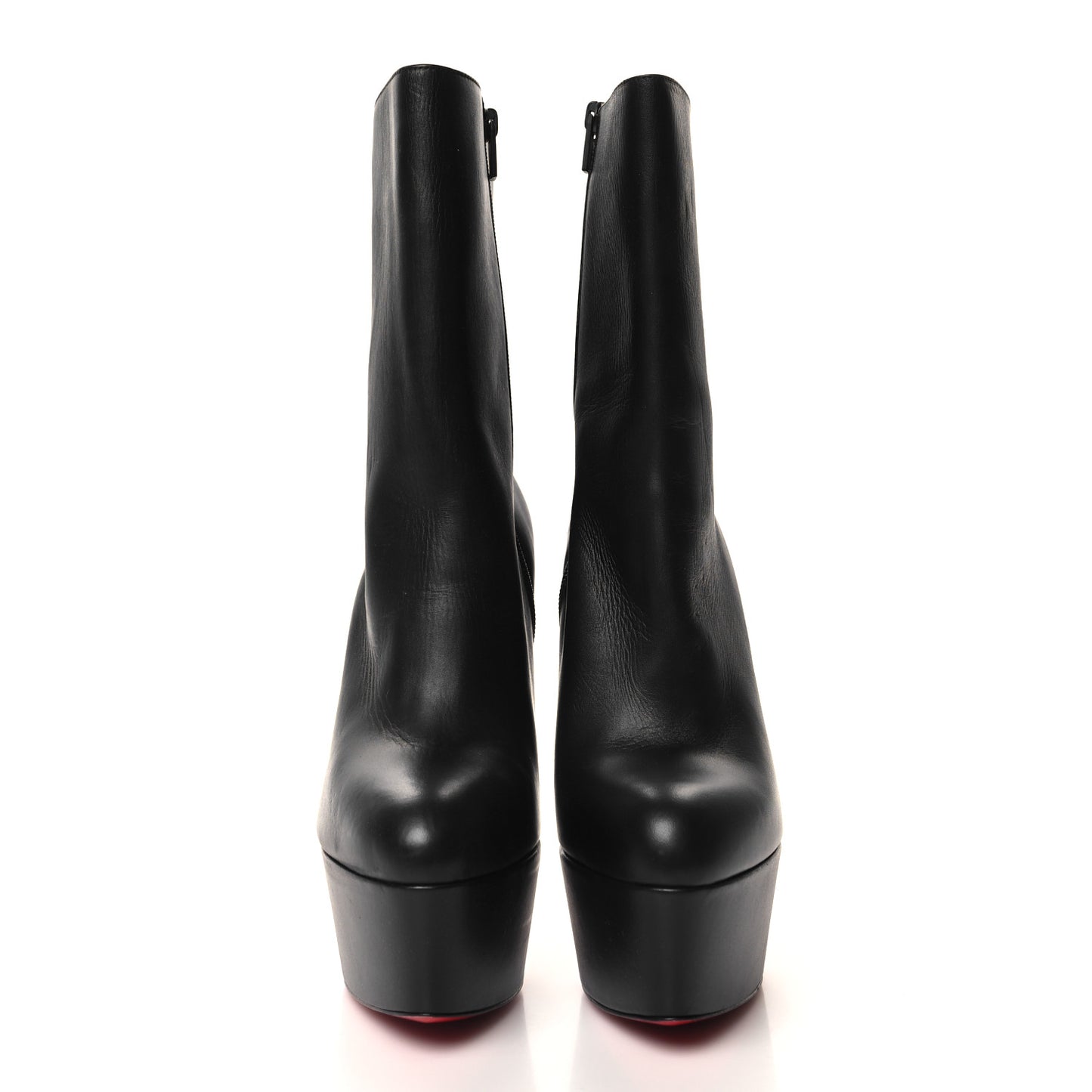 Calfskin Dolly Alta Booty 160 Ankle Boots 40 Black