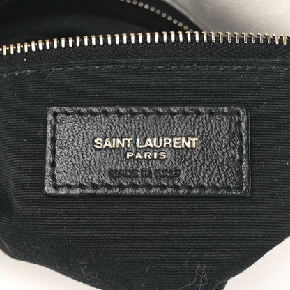 Saint Laurent Lambskin Quilted Small Loulou Puffer Monogram Chain Satchel Crema Soft 7 of 12