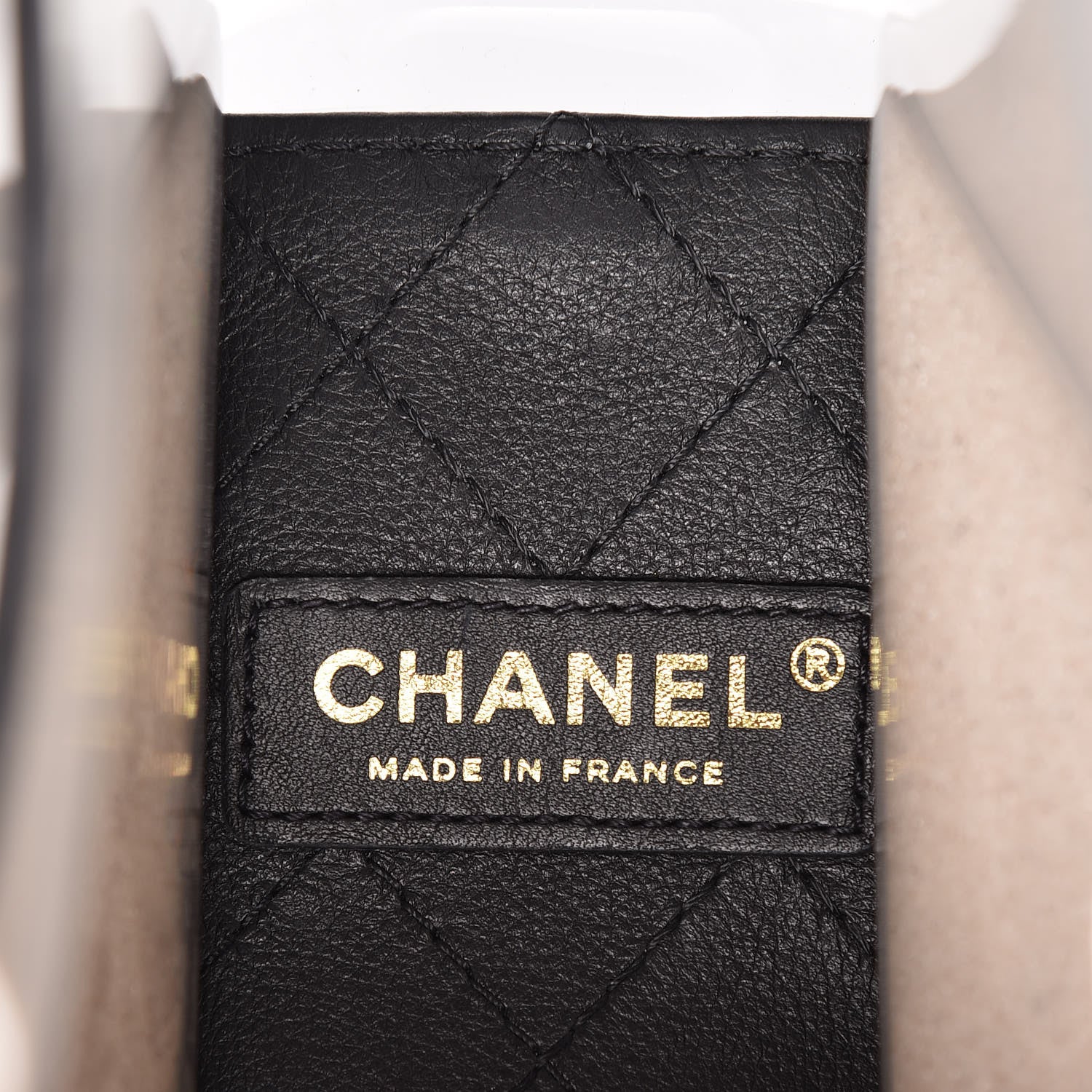 Chanel Lambskin PVC Sand By The Sea Flap With Pearl Strap Black 8 of 10