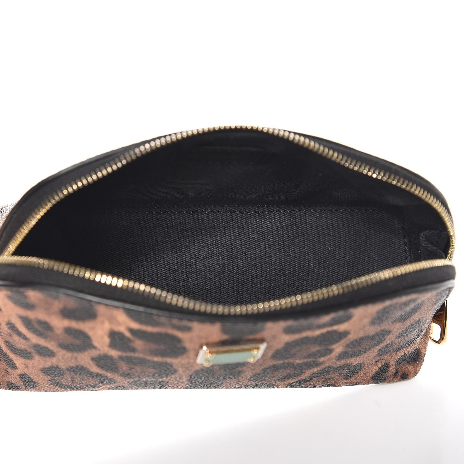 Dolce & Gabbana Leo Crepe Cosmetic Pouch Leopard 5 of 6