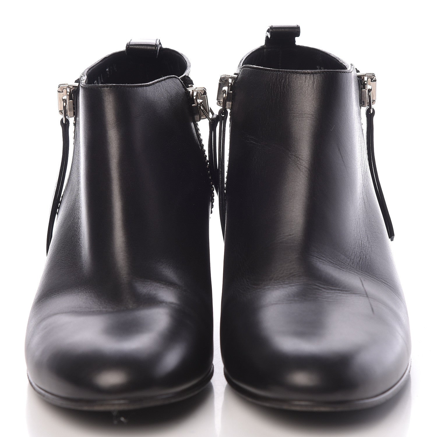 Gucci Kid Ankle Booties 39.5 Black 2 of 15
