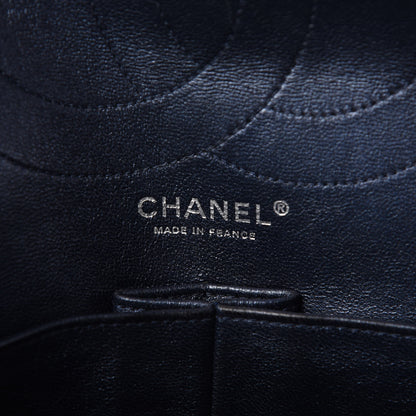 Chanel Metallic Aged Calfskin Quilted 2.55 Reissue 227 Flap Blue 6 of 10