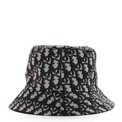 Christian Dior Oblique Jacquard Bucket Hat Blue 4 of 11