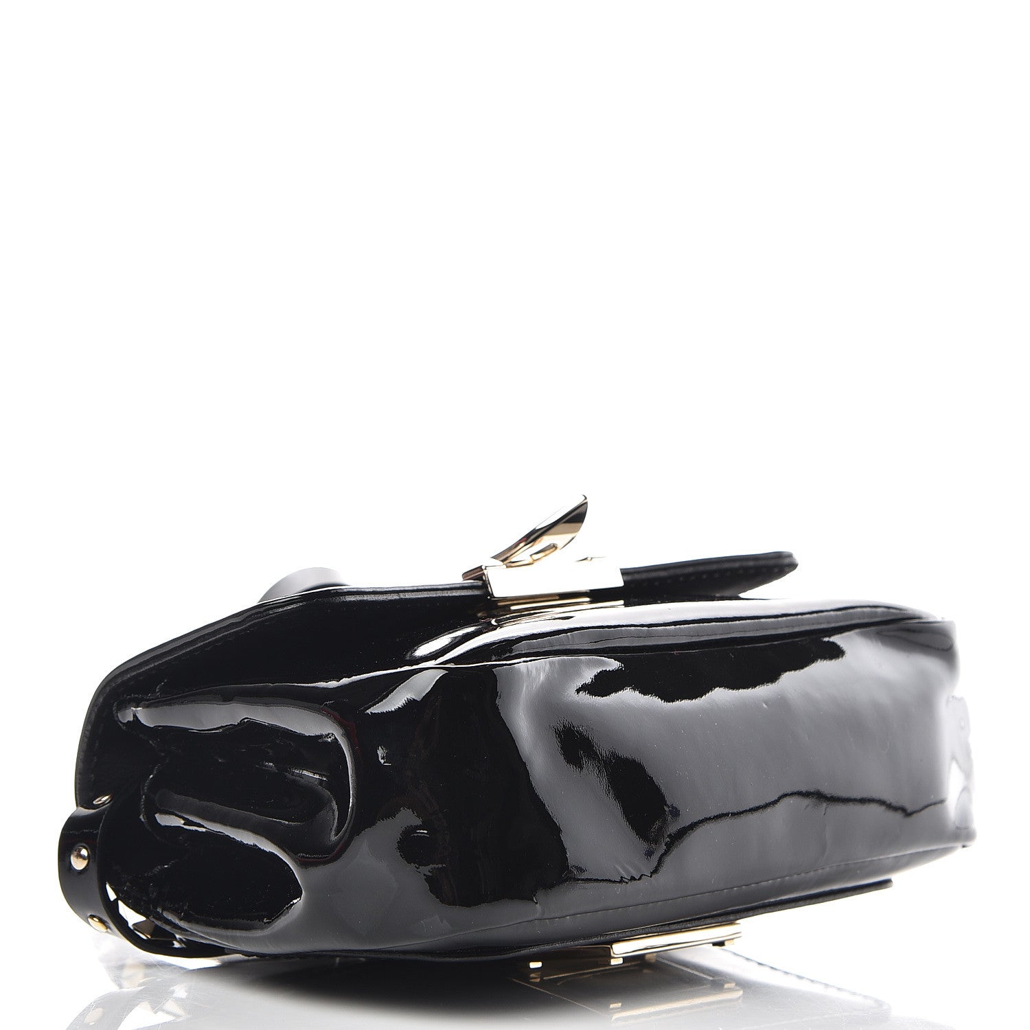 Valentino Garavani Patent Mini Rockstud Crossbody Bag Black 7 of 17