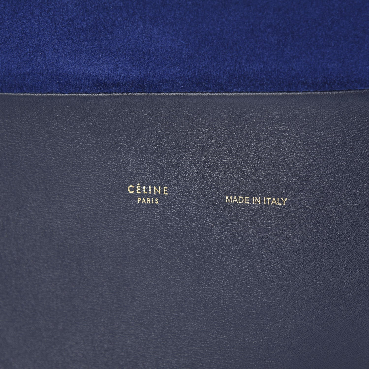 Celine Calfskin All Soft Shoulder Bag Indigo 7 of 15