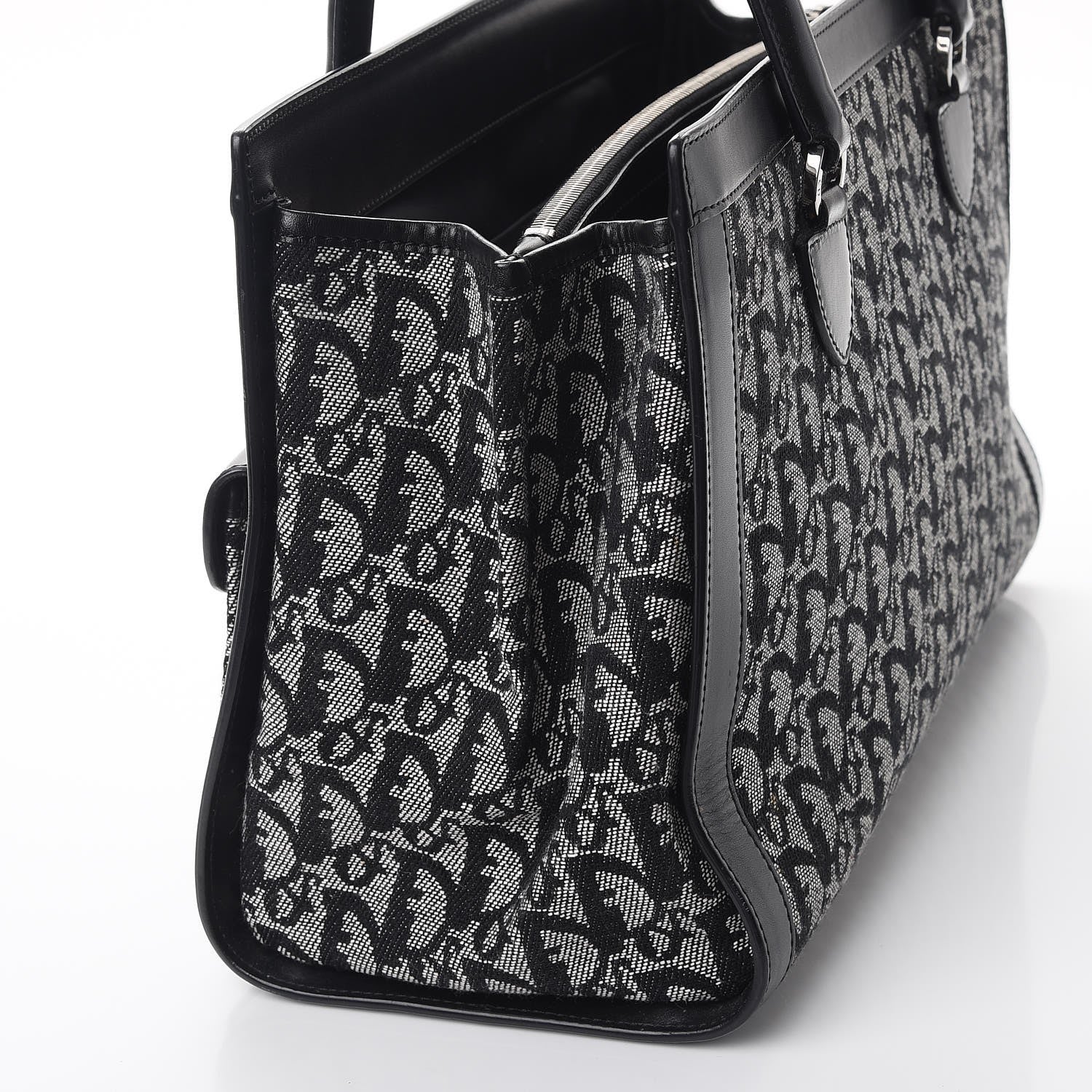 Christian Dior Monogram Tote Black 10 of 11