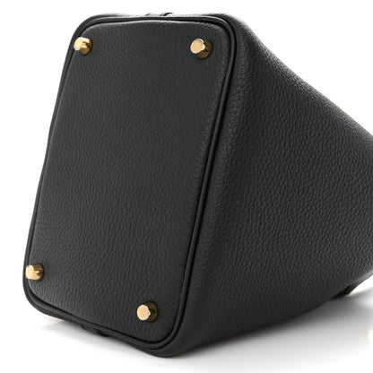 Hermes Taurillon Clemence Picotin Lock 18 PM Black 10 of 11