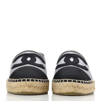Chanel Mesh Grosgrain CC Espadrilles 41 Grey 2 of 9