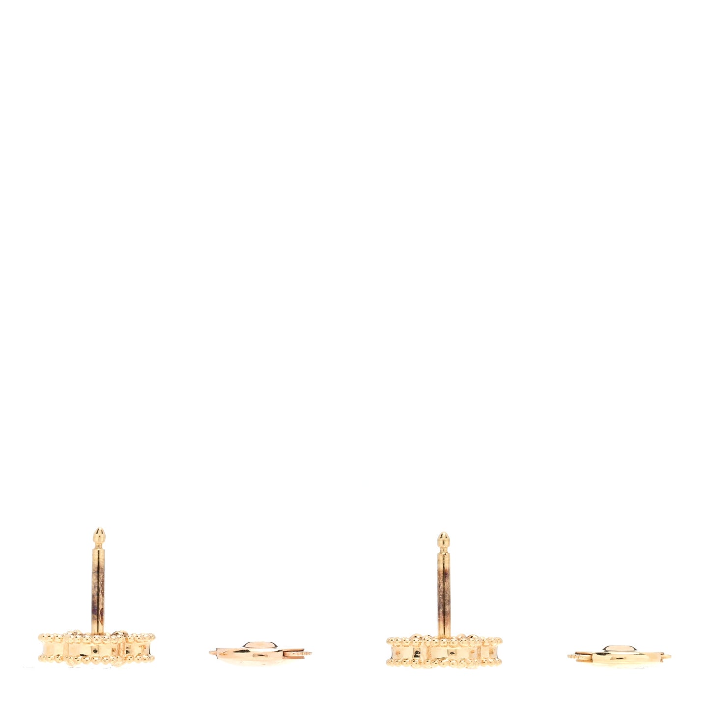 18K Yellow Gold Mother of Pearl Sweet Alhambra Earrings
