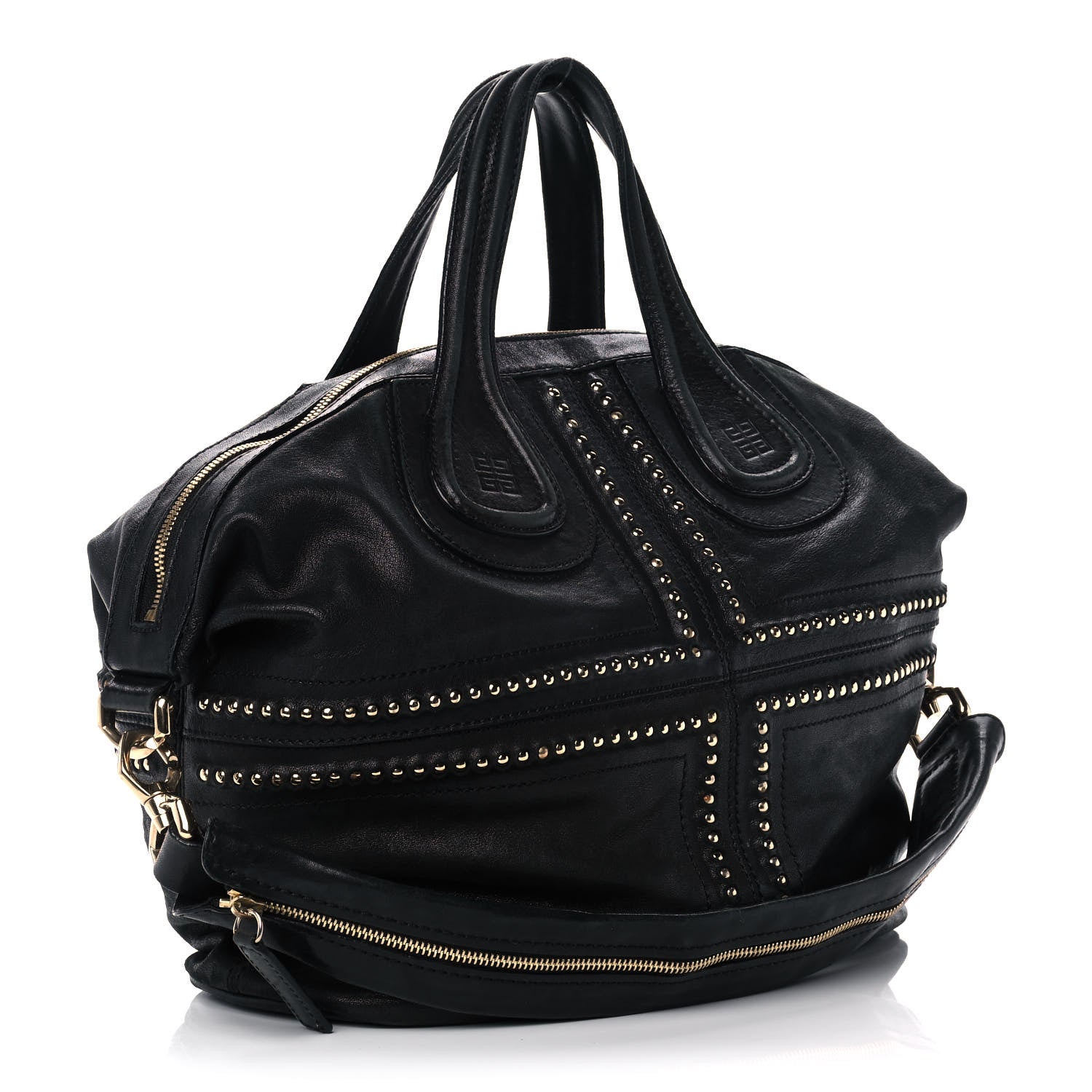 Givenchy Lambskin Studded Medium Nightingale Black 2 of 11