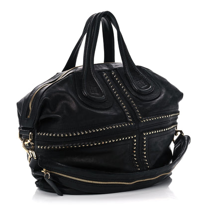 Givenchy Lambskin Studded Medium Nightingale Black 2 of 11