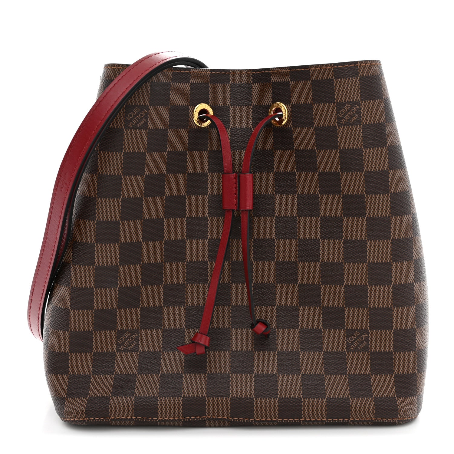 Louis Vuitton Damier Ebene Neonoe MM Cherry Berry 1 of 9