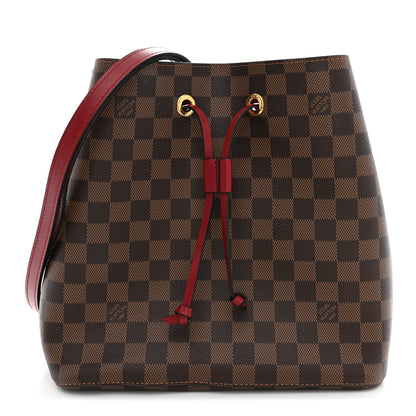 Louis Vuitton Damier Ebene Neonoe MM Cherry Berry 1 of 9