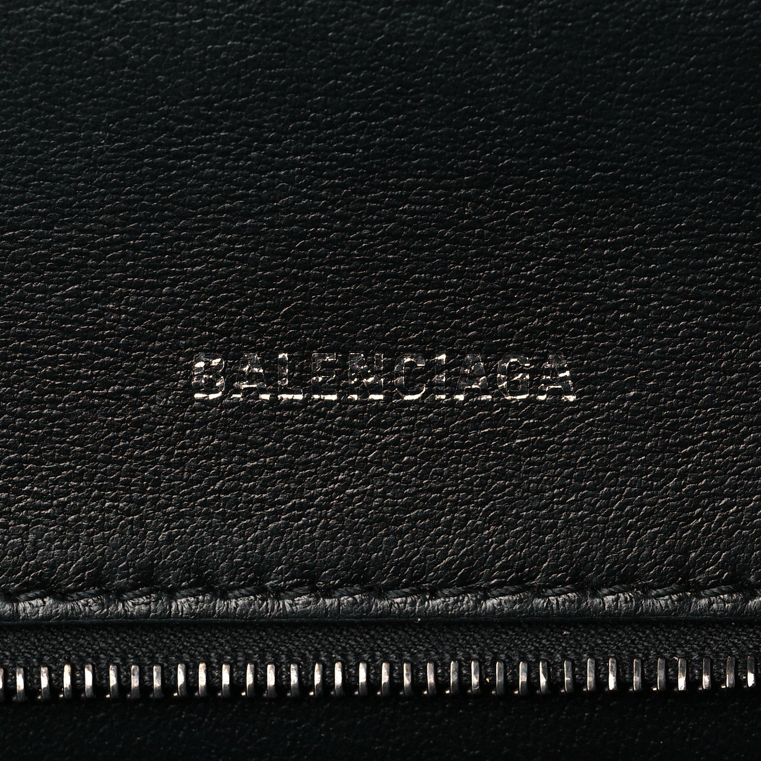 Balenciaga Matte Calfskin Viper Effect Small Hourglass Top Handle Bag Black 6 of 11