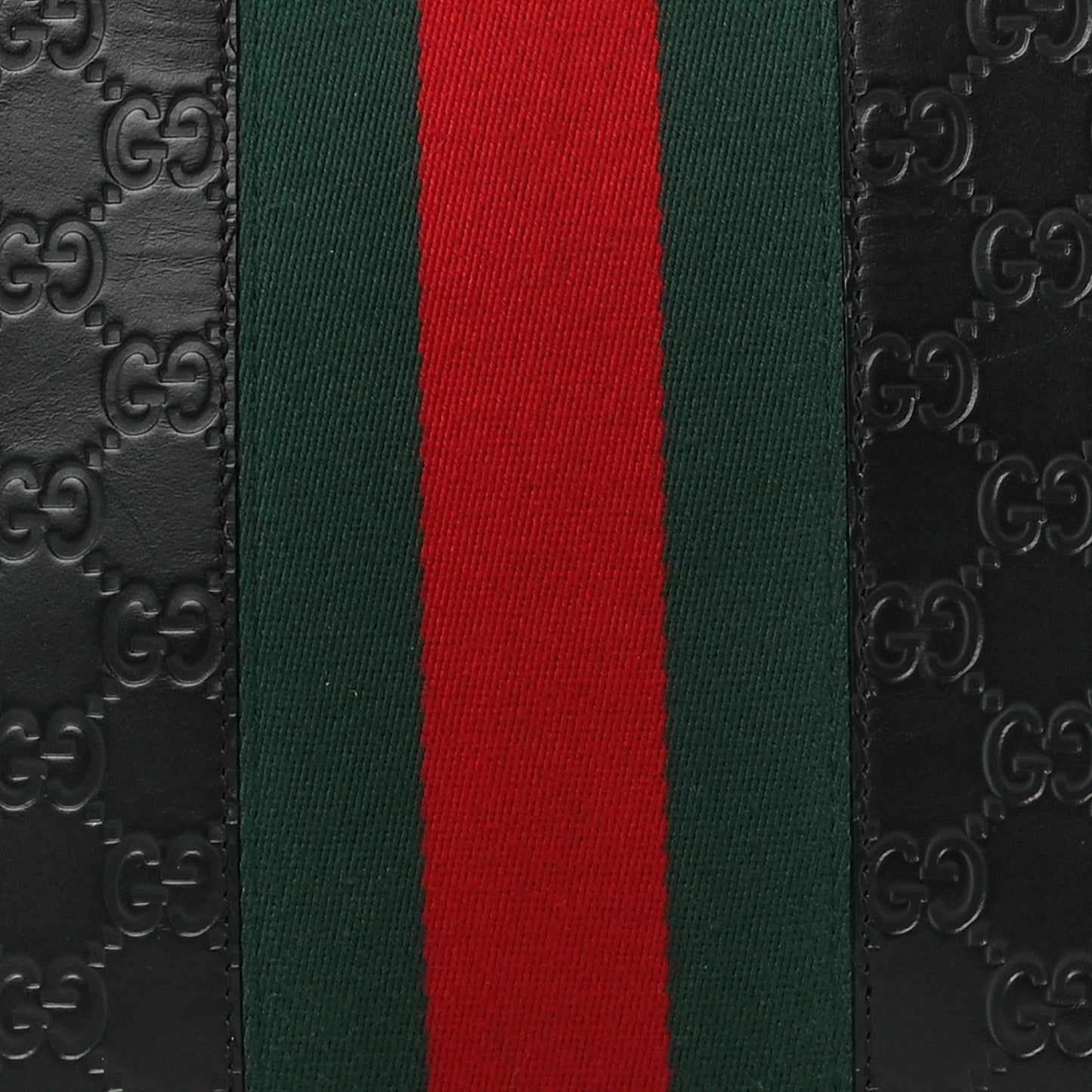 Guccissima Signature Web New Web Cosmetic Case Black