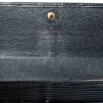 Louis Vuitton Epi Sarah Wallet Black 6 of 9