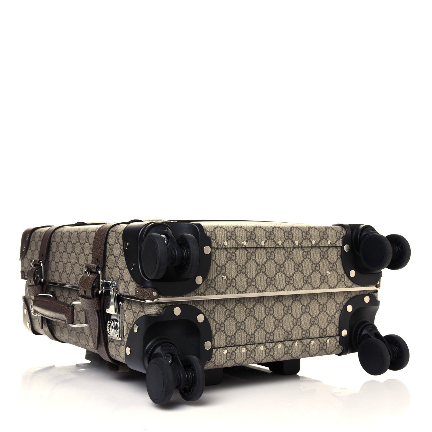 Gucci Supreme Monogram Globe-Trotter Carry-On Brown 3 of 11