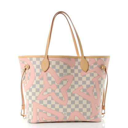 Louis Vuitton Damier Azur Tahitienne Neverfull MM 3 of 11