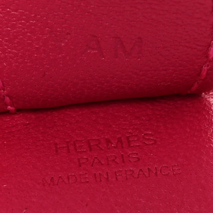 Hermes Milo Lambskin Grigri Rodeo Horse Bag Charm PM Rose Mexico 3 of 6
